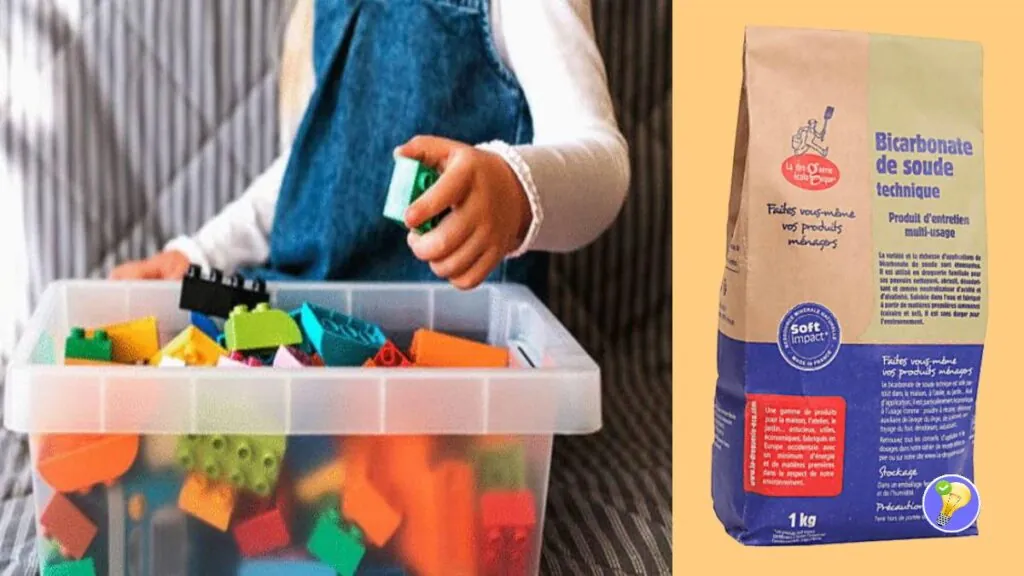 Le bicarbonate de soude est un désinfectant pratique pour les jouets de vos enfants